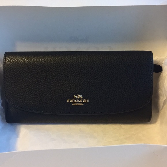 coach checkbook wallet